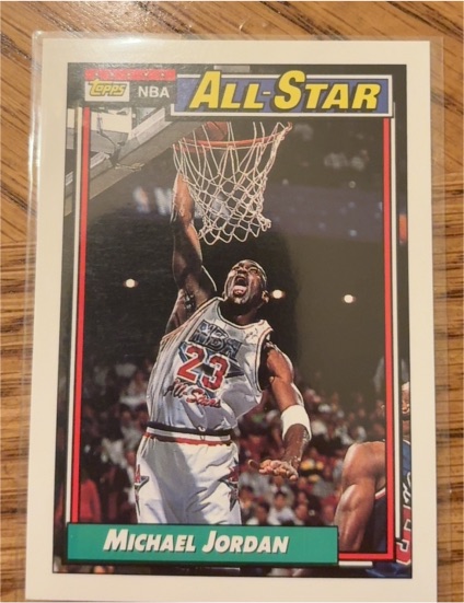 1992 Topps #115 Michael Jordan All-Star — front
