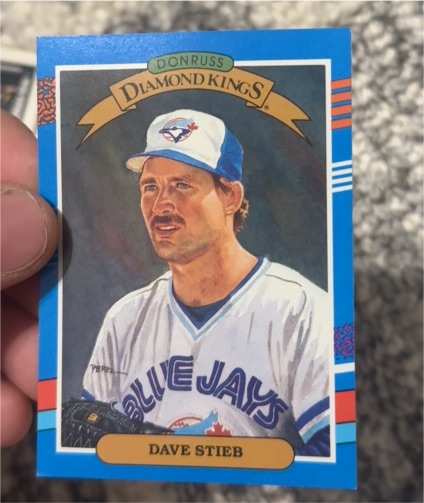 1991 Donruss Diamond Kings #1 Dave Stieb — front