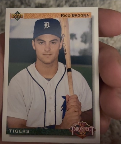 1992 Upper Deck #74 Rico Brogna — front