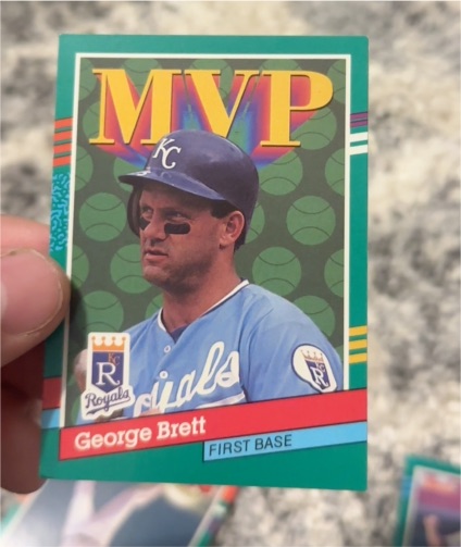 1991 Donruss MVP #396 George Brett — front