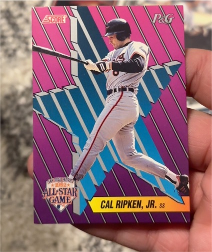 1992 Score P&G #5 Cal Ripken Jr. — front