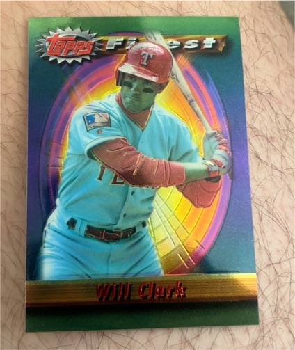 1994 Topps Finest #238 Will Clark — front