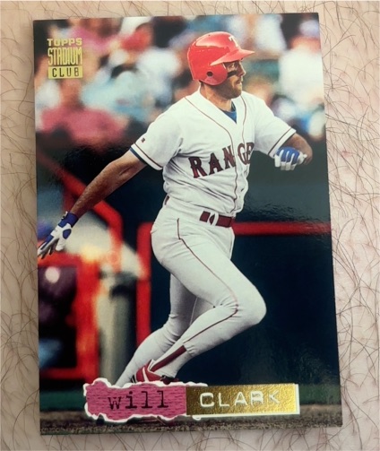 1994 Topps Stadium Club #666 Will Clark — front