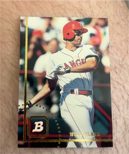 1994 Bowman #485 Will Clark — front