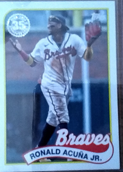 2024 Topps #89B-17 Ronald Acuna Jr. 1989 Topps Baseball 35th Anniversary — front