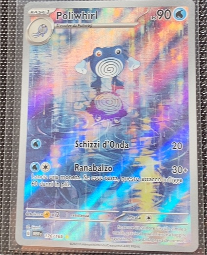 2023 Pokémon TCG Scarlet & Violet 151 #176/165 Poliwhirl Illustration Rare — front
