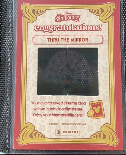 2023 Disney Anthology Thru The Mirror Frame Card — front