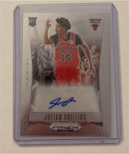 2023-24 Panini Prizm Deca Signatures #DS-JP Julian Phillips — front