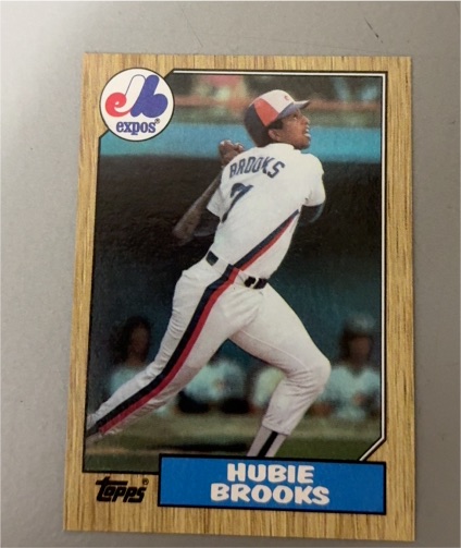 1987 Topps #650 Hubie Brooks — front