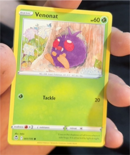 2022 Pokémon Silver Tempest #001 Venonat — front
