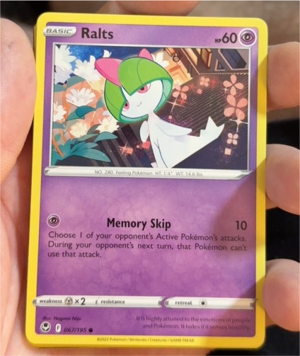 2022 Pokémon Silver Tempest #067 Ralts — front