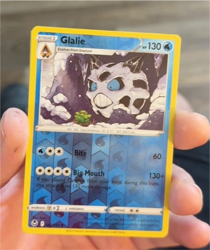 Glalie 42/195 Silver Tempest Reverse Holo — front