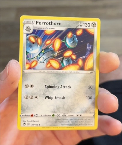 2022 Pokémon #122 Ferrothorn — front