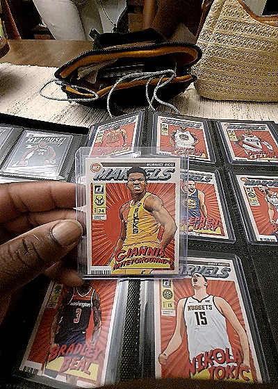 2019-20 Panini Donruss Net Marvels #11 Giannis Antetokounmpo — front