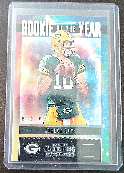 2020 Panini Contenders Rookie of the Year #RY-JLO Jordan Love — front