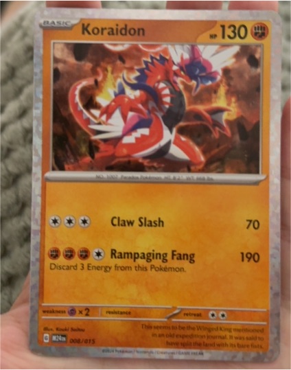 2024 Pokémon McDonald's Promo #008 Koraidon — front