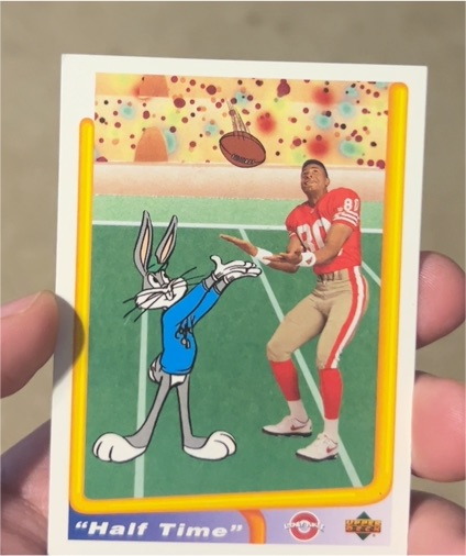 1992 Upper Deck Comic Ball IV #193 Jerry Rice Half Time — front