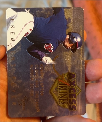 1998 SkyBox Dugout Axcess Frequent Flyers #FF2 Kenny Lofton — front