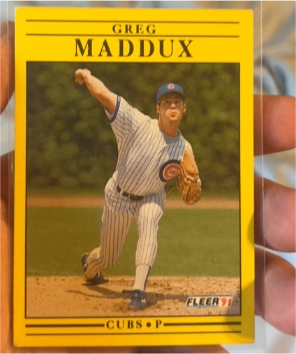 1991 Fleer #426 Greg Maddux — front