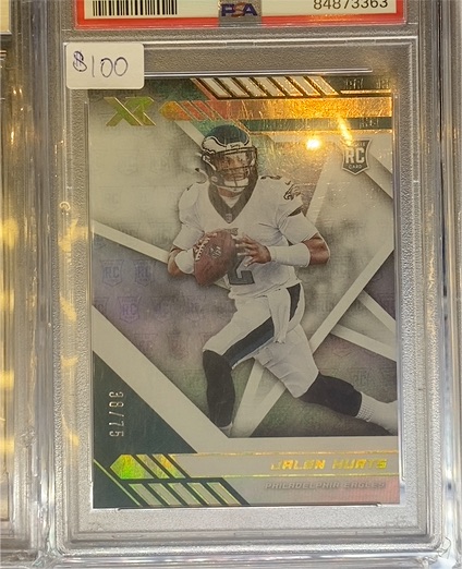 2020 Panini XR #38 Jalen Hurts — front