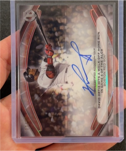 2025 Topps Tribute Calling The Shot David Ortiz — front