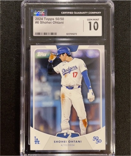 2024 Topps 50/50 #6 Shohei Ohtani — front