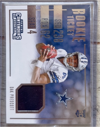 2016 Panini Contenders Rookie Ticket Dak Prescott — front