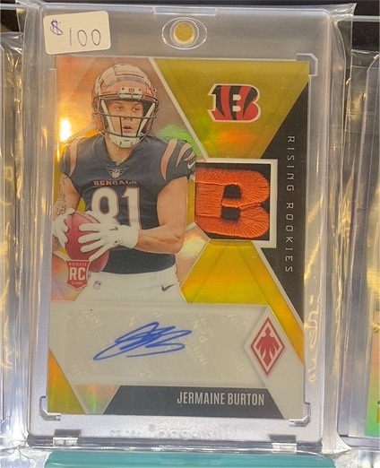 2024 Panini Phoenix Rising Rookie Autographs #RRAJ-JBN Jermaine Burton — front