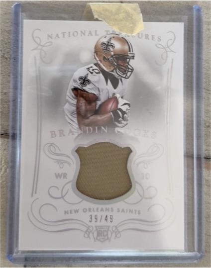 2014 Panini National Treasures #39 Brandin Cooks — front