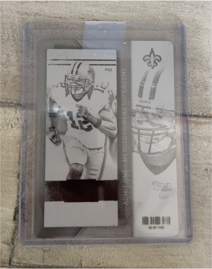 2014 Panini Ticket #Drew Brees New Orleans Saints — front