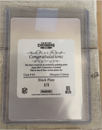 2013 Panini Contenders #83 Marques Colston — front