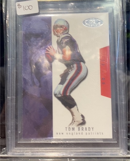 2003 Fleer Hot Prospects #31 Tom Brady — front
