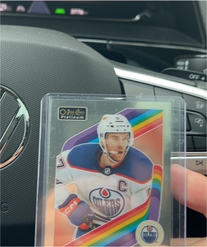 2016-17 O-Pee-Chee Platinum #1 Connor McDavid Rainbow — front