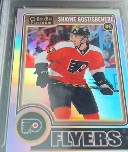 2014-15 O-Pee-Chee Platinum #168 Shayne Gostisbehere — front