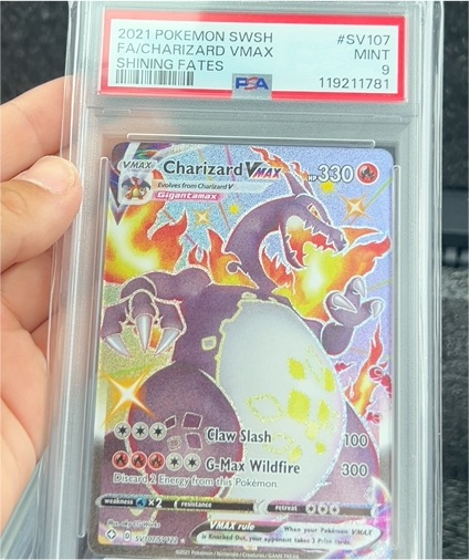 2021 Pokémon SWSH #SV107 Charizard VMAX Shining Fates — front