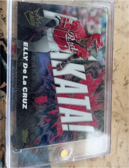 2025 Topps Series 1 #150 Elly De La Cruz Plakata! — front