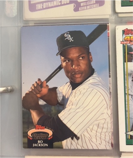1992 Topps Stadium Club #654 Bo Jackson — front