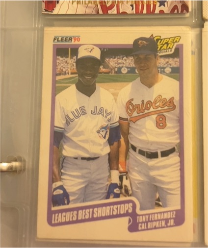 1990 Fleer Super Star Specials #634 Tony Fernandez/Cal Ripken, Jr. — front