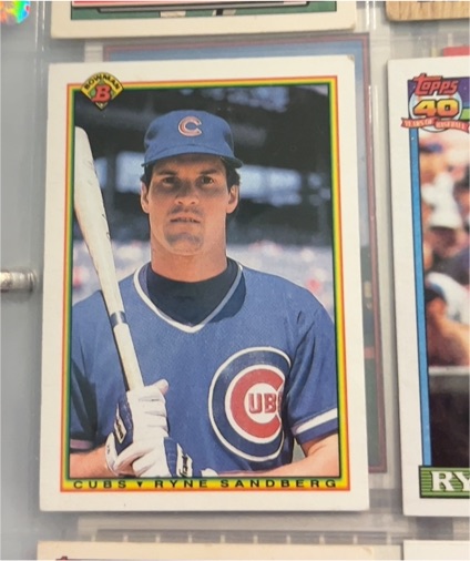 1990 Bowman #30 Ryne Sandberg — front