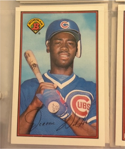 1989 Bowman #295 Jerome Walton — front