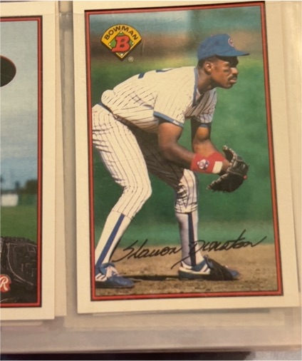 1989 Bowman #294 Shawon Dunston — front