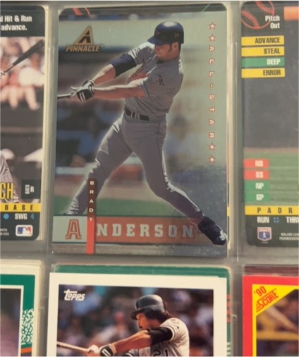 1995 Pinnacle #A Alex Anderson — front