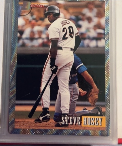 1993 Bowman #360 Steve Hosey — front