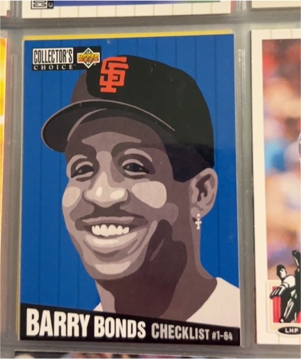 1993 Upper Deck Collector's Choice #316 Barry Bonds — front