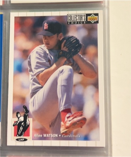 1994 Upper Deck Collector's Choice #288 Allen Watson — front