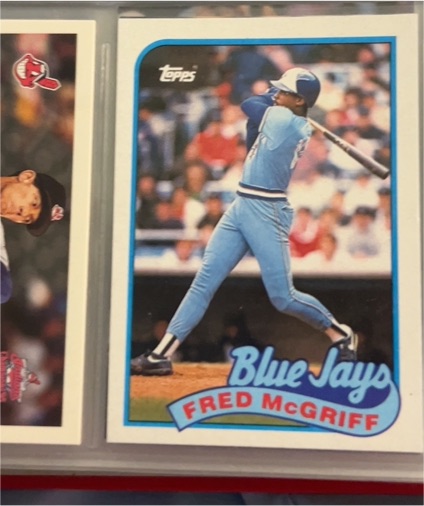 1989 Topps #745 Fred McGriff — front