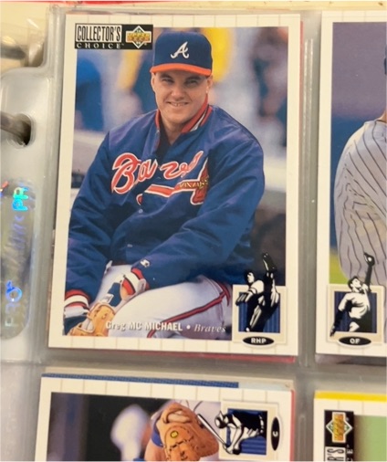 1994 Upper Deck Collector's Choice #199 Greg McMichael — front