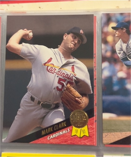 1993 Leaf #172 Mark Clark — front