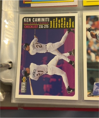 1996 Collector's Choice #231-275 Ken Caminiti — front