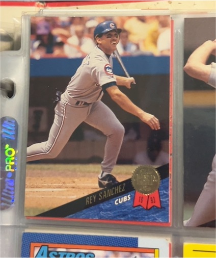 1993 Leaf #179 Rey Sanchez — front